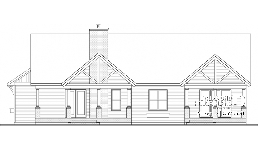 rear elevation - Millport 2