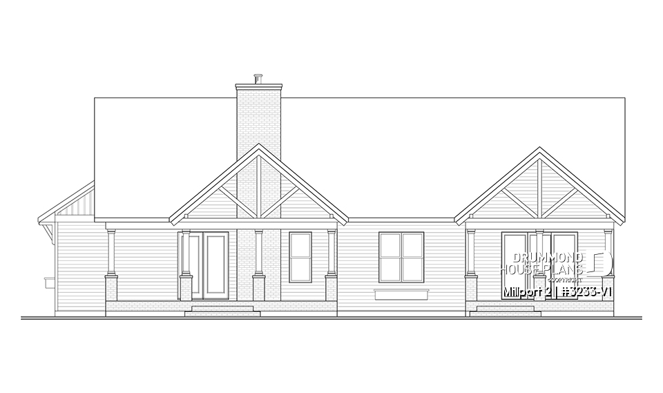 rear elevation - Millport 2