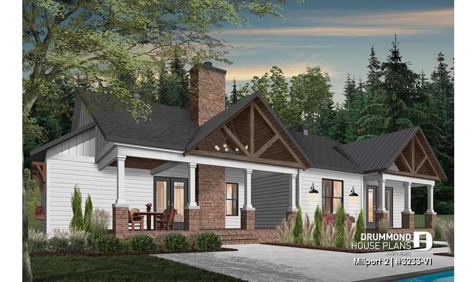 Rear view - BASE MODEL - Millport 2