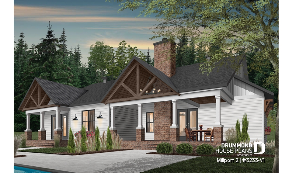 Rear view - BASE MODEL - Millport 2