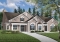 front - BASE MODEL - 3 to 4 bedroom ranch home plan, split bedrooms, large master suite, 2-car side-entry garage, large family room - Fairweather