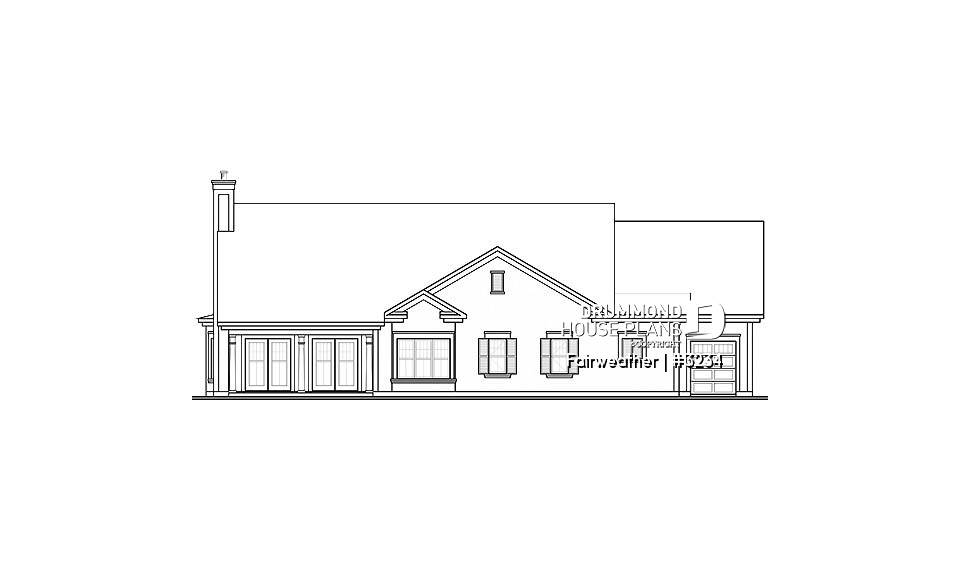 rear elevation - Fairweather