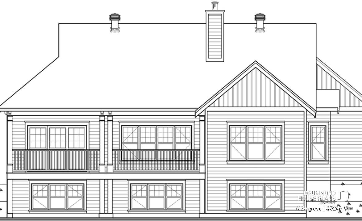 rear elevation - Aldergrove