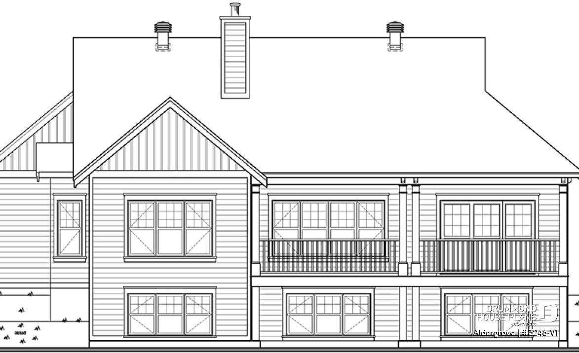 rear elevation - Aldergrove