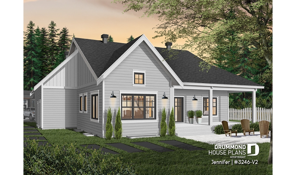 Rear view - BASE MODEL - Jennifer