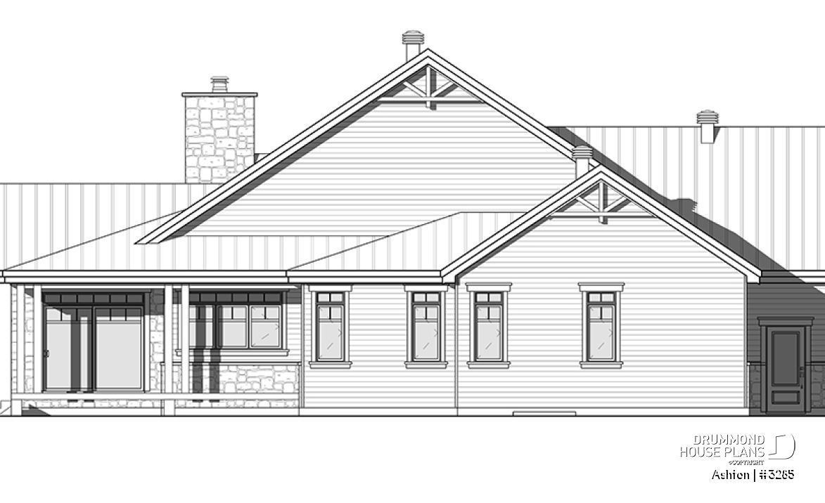 rear elevation - Ashton