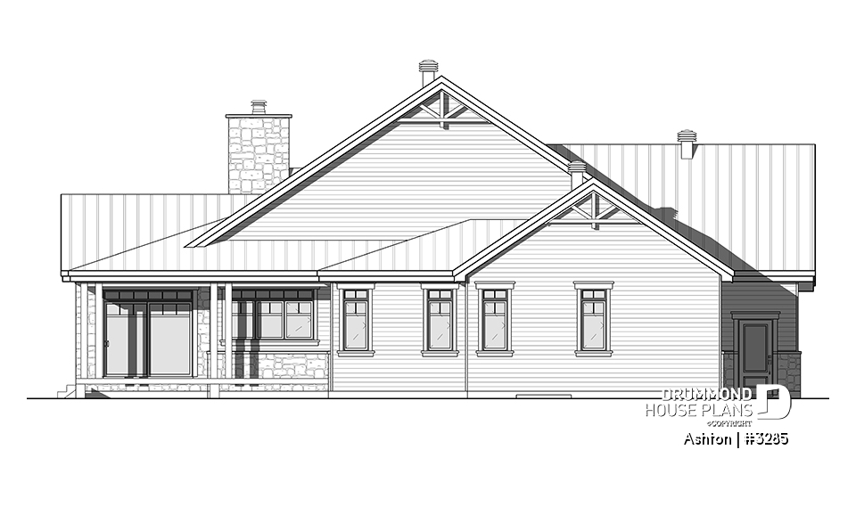 rear elevation - Ashton