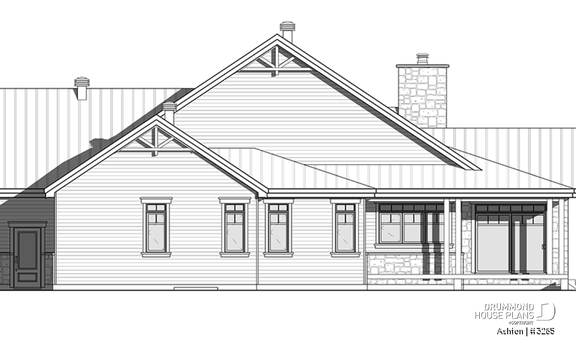 rear elevation - Ashton