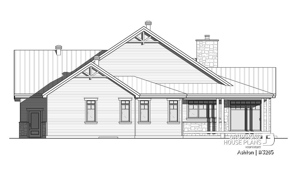 rear elevation - Ashton