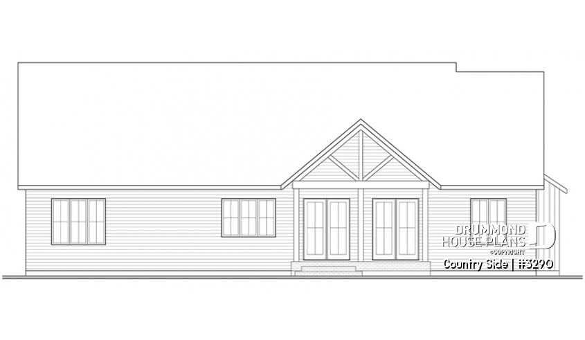 rear elevation - Country Side