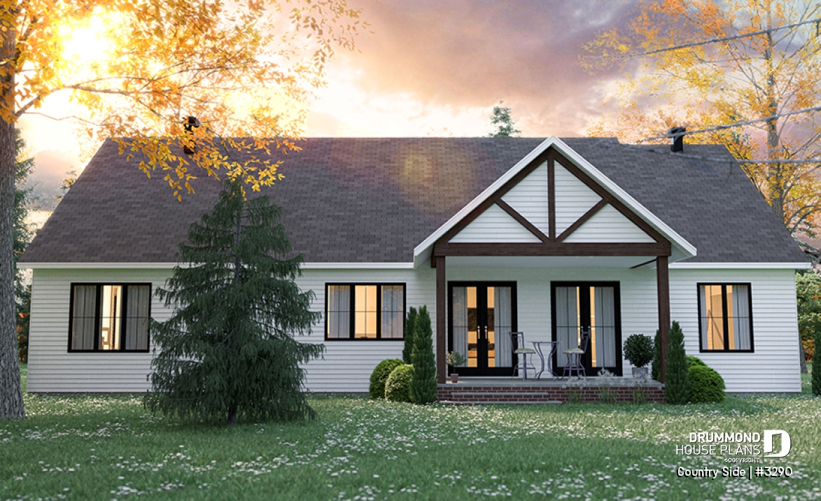 Rear view - BASE MODEL - Country Side
