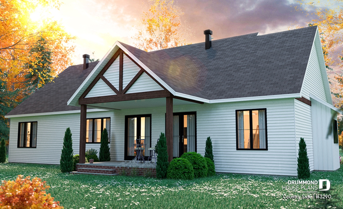 Rear view - BASE MODEL - Country Side