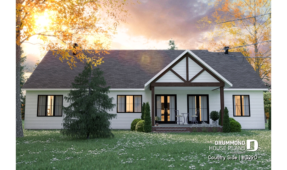 Rear view - BASE MODEL - Country Side