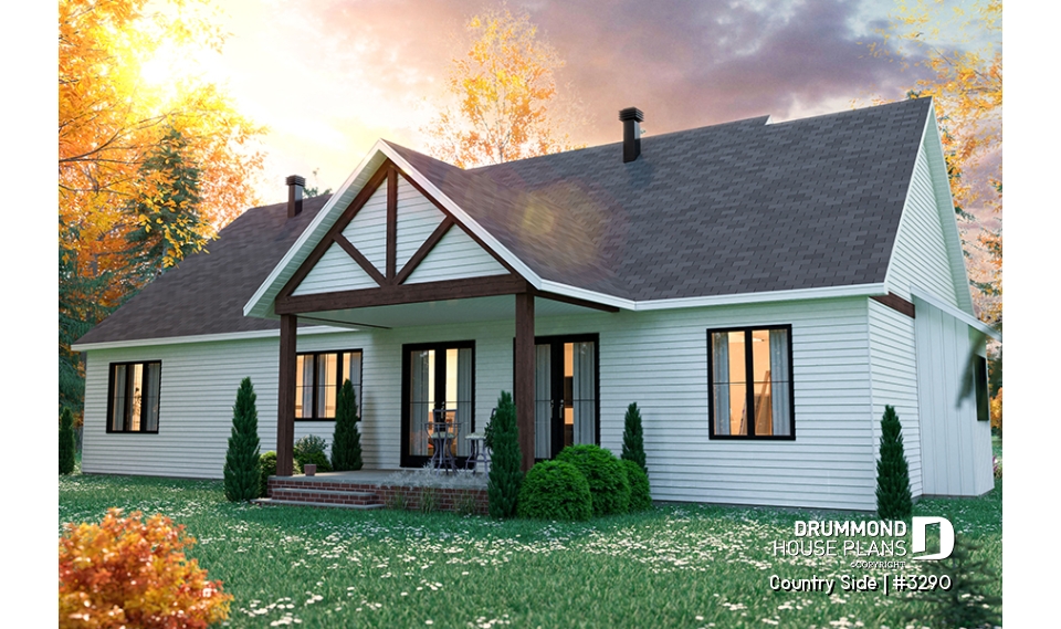 Rear view - BASE MODEL - Country Side