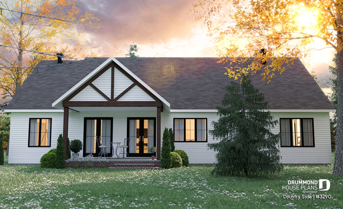 Rear view - BASE MODEL - Country Side