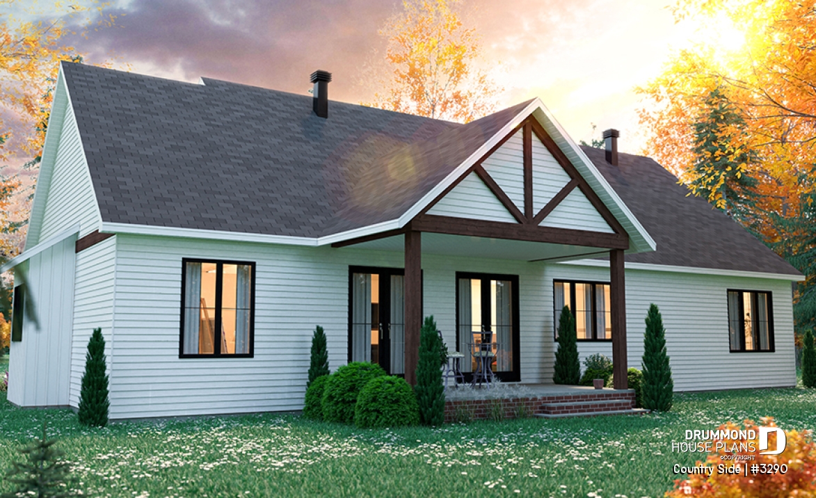 Rear view - BASE MODEL - Country Side