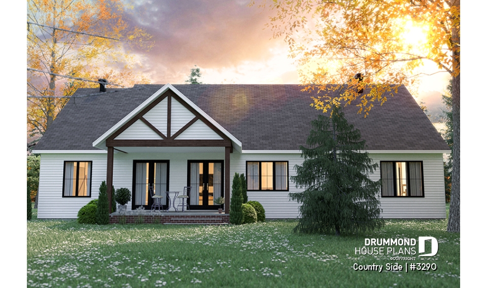 Rear view - BASE MODEL - Country Side