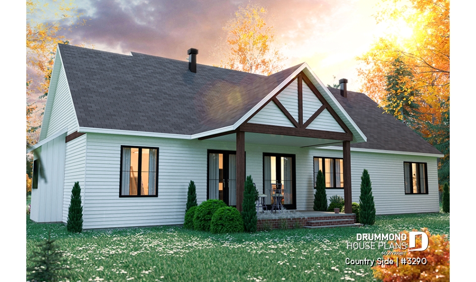 Rear view - BASE MODEL - Country Side