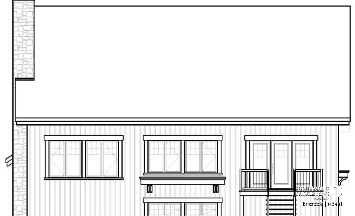 rear elevation - Briardale