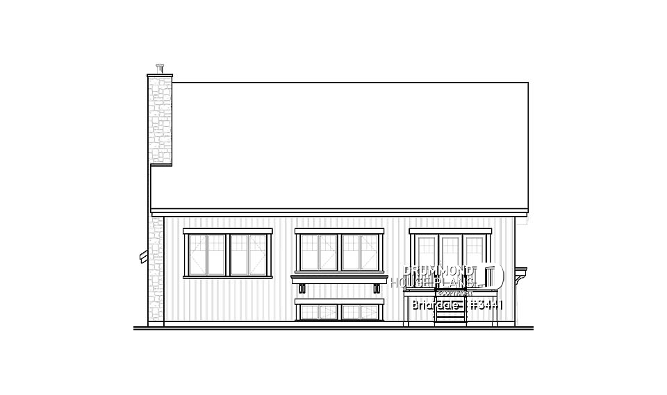 rear elevation - Briardale