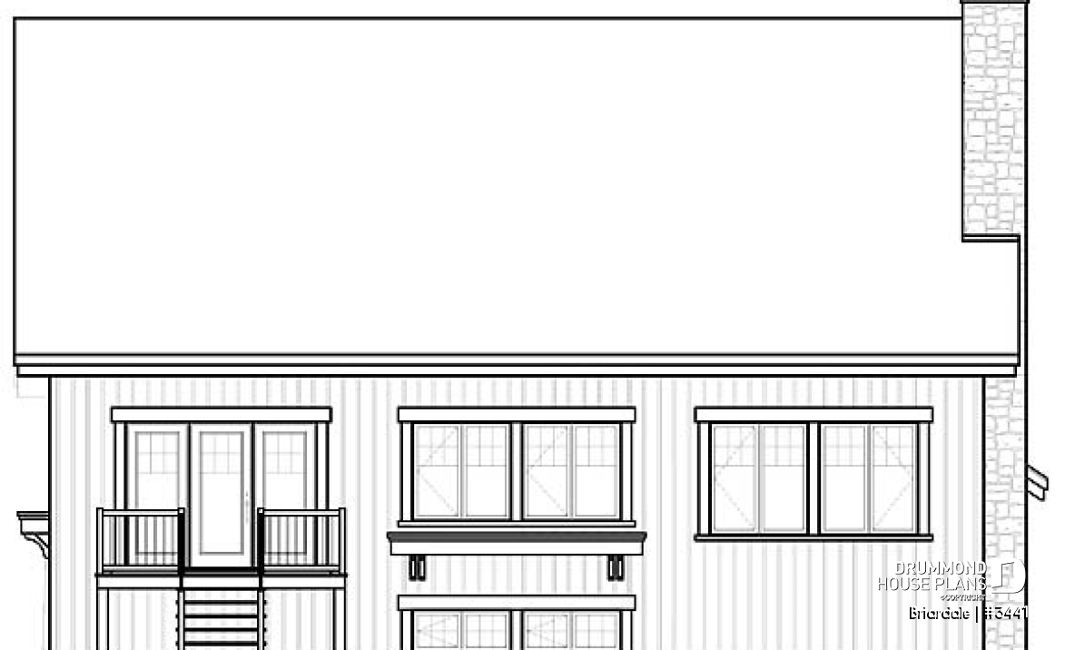 rear elevation - Briardale