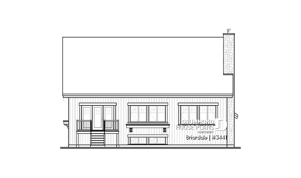 rear elevation - Briardale