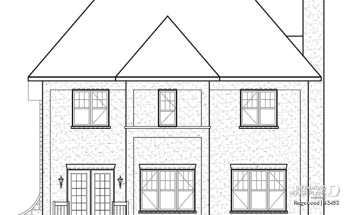 rear elevation - Ridgewood