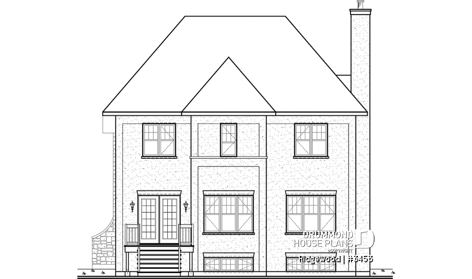 rear elevation - Ridgewood