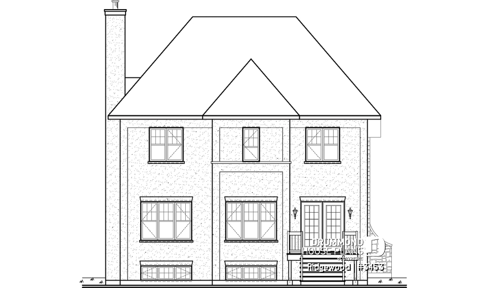 rear elevation - Ridgewood