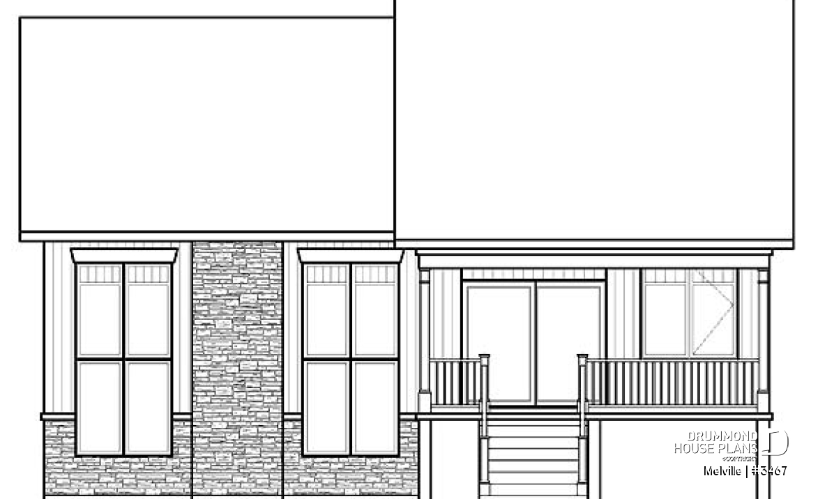 rear elevation - Melville