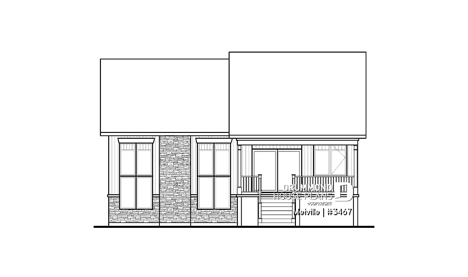 rear elevation - Melville