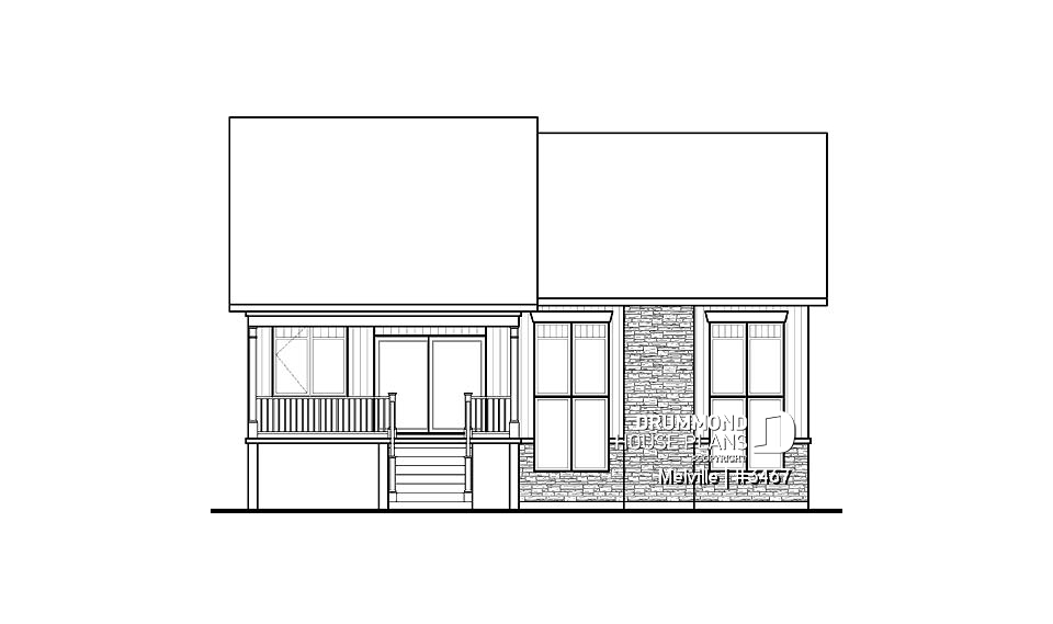 rear elevation - Melville