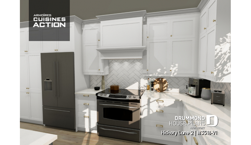 interior view of house plan 3518-V1 interior view - Hickory Lane 2