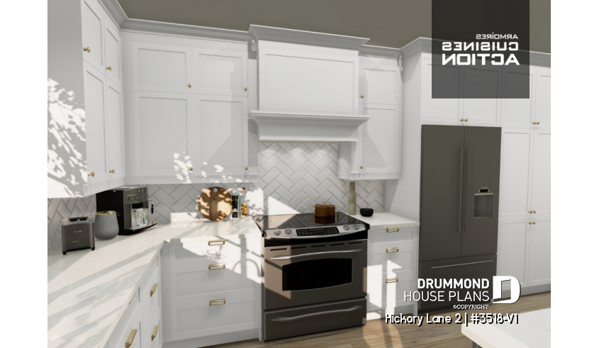 interior view of house plan 3518-V1 interior view - Hickory Lane 2