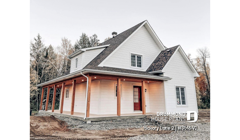 Photo front of house plan 3518-V1 Photo front - Hickory Lane 2