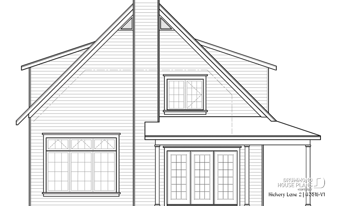 rear elevation - Hickory Lane 2