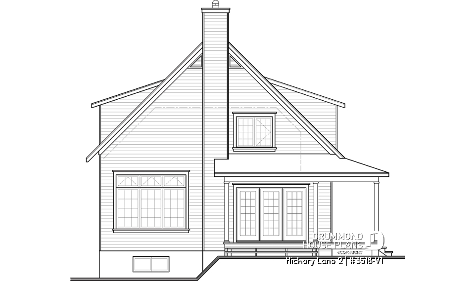 rear elevation - Hickory Lane 2