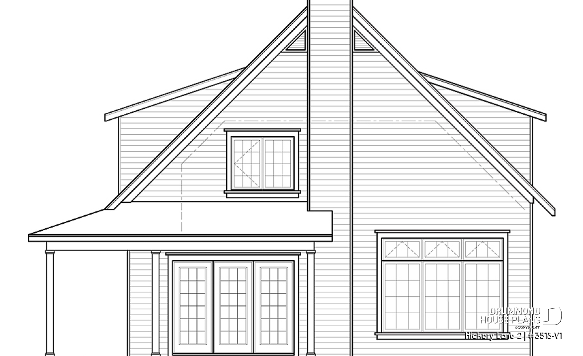 rear elevation - Hickory Lane 2