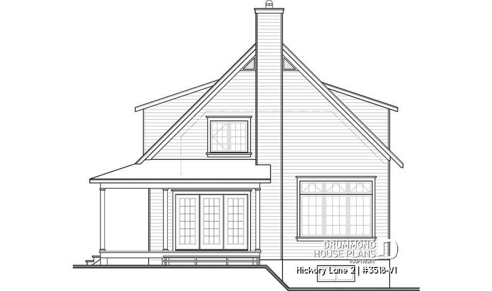 rear elevation - Hickory Lane 2