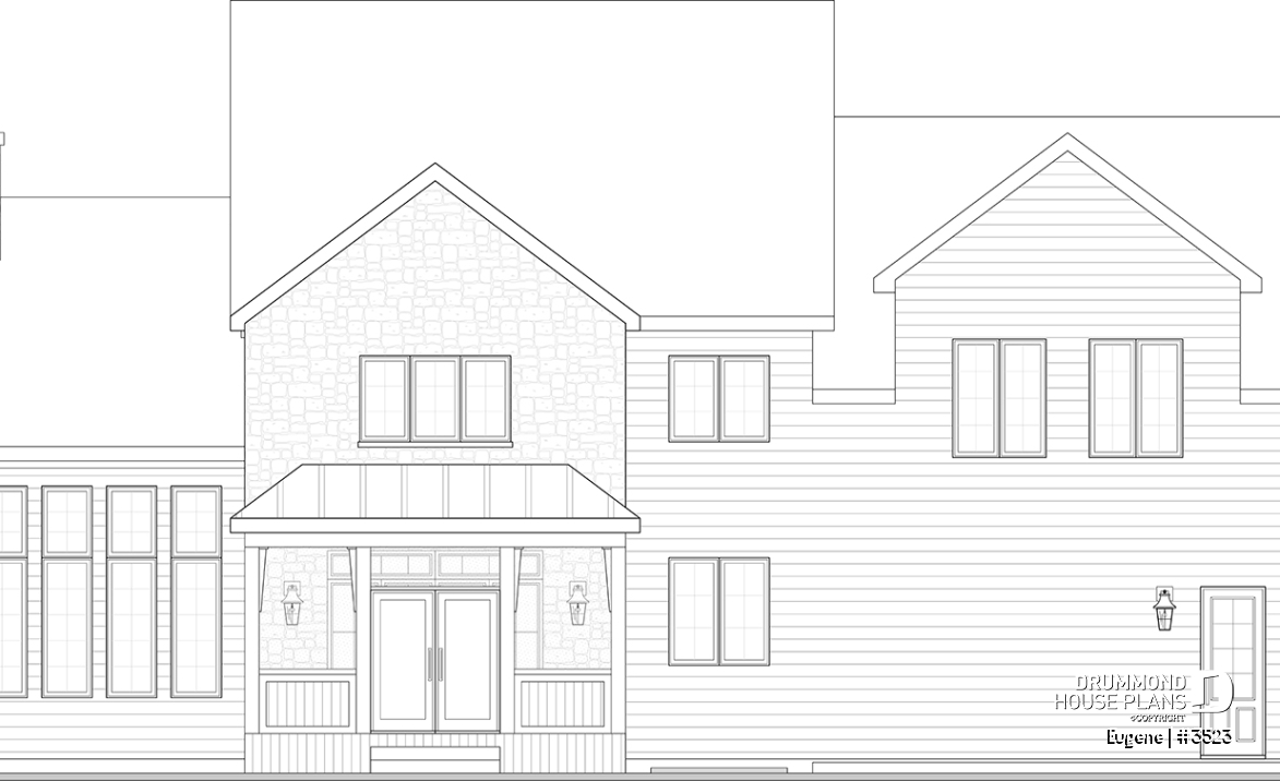 rear elevation - Eugene