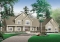 front - BASE MODEL - 5 to 6 bedrooms Traditional Bungalow house plan, with 3-car garage and two separate family rooms - Robertsdale