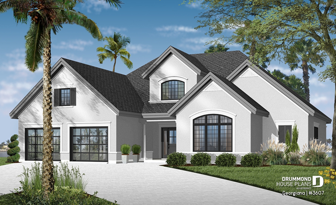 front - BASE MODEL - 3 +1 bedroom with master en suite, 2 living rooms &amp; bonus space - Georgiana