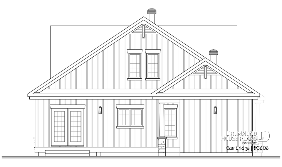 rear elevation - Cambridge