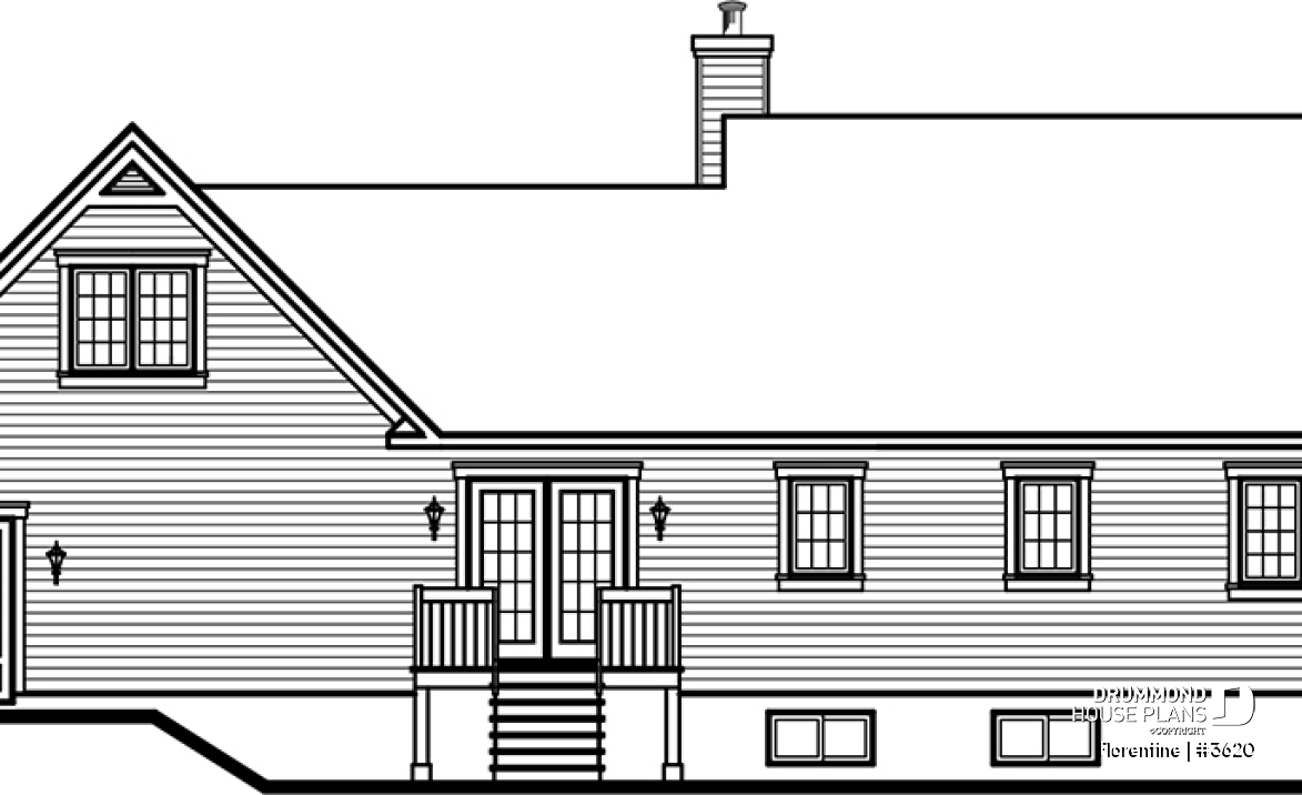 rear elevation - Florentine