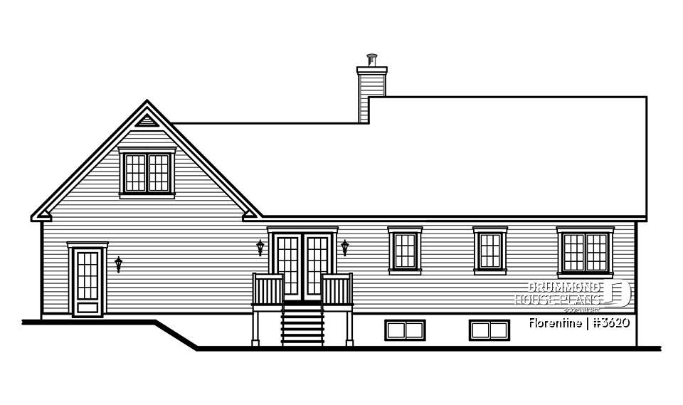 rear elevation - Florentine