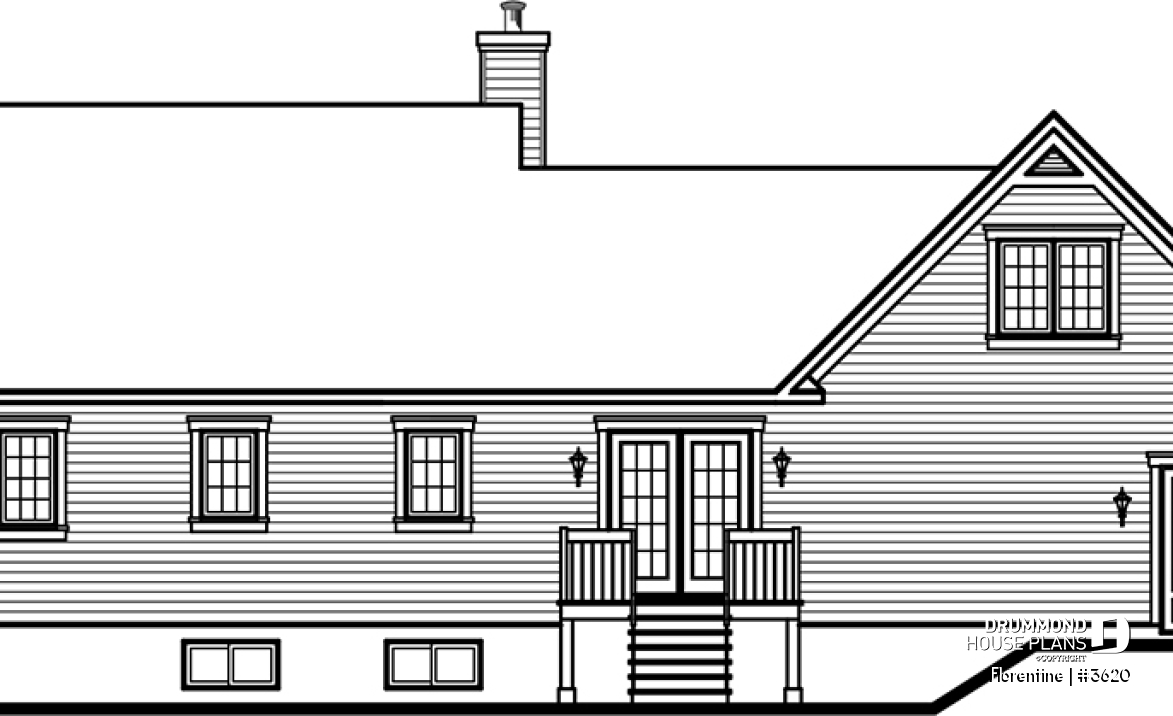 rear elevation - Florentine