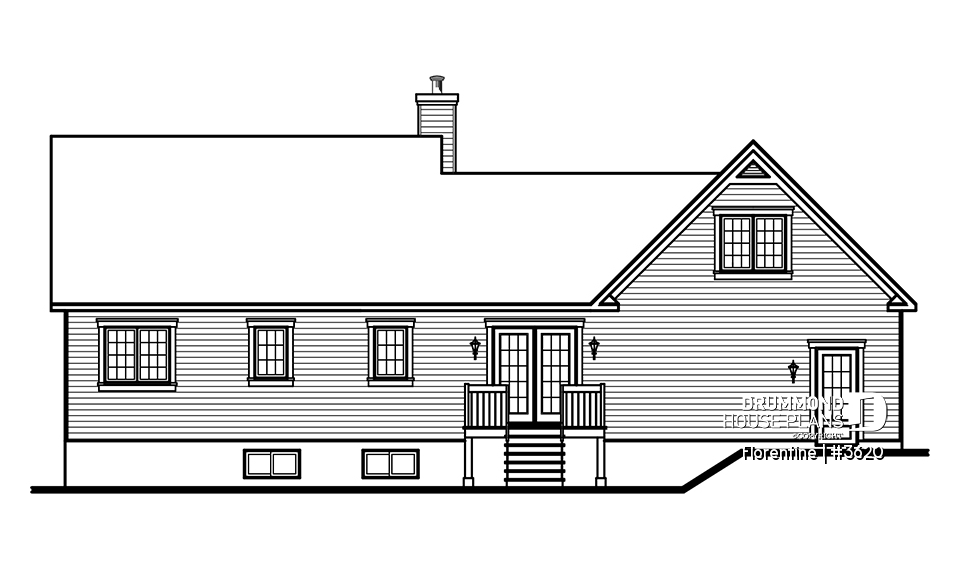 rear elevation - Florentine