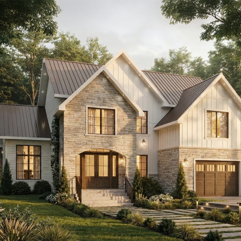 rear elevation - Lauzon