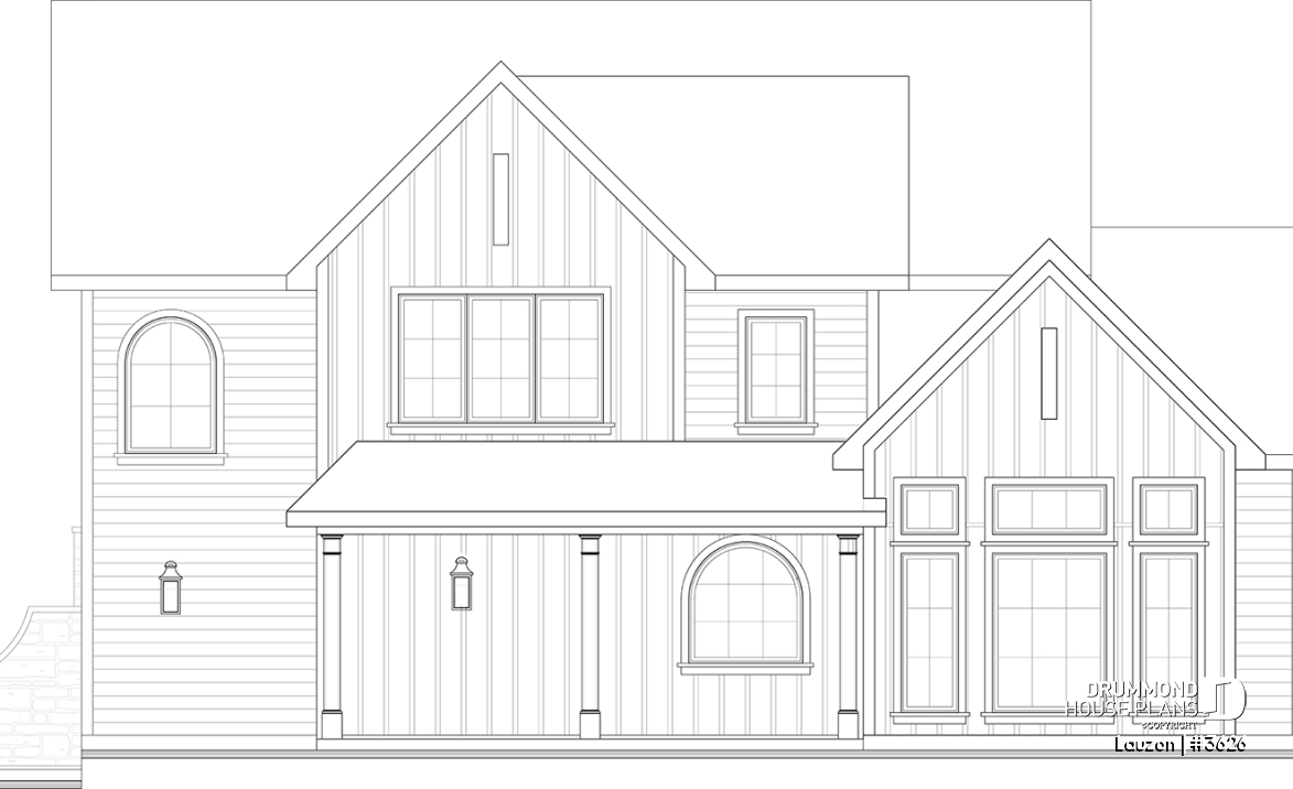 rear elevation - Lauzon