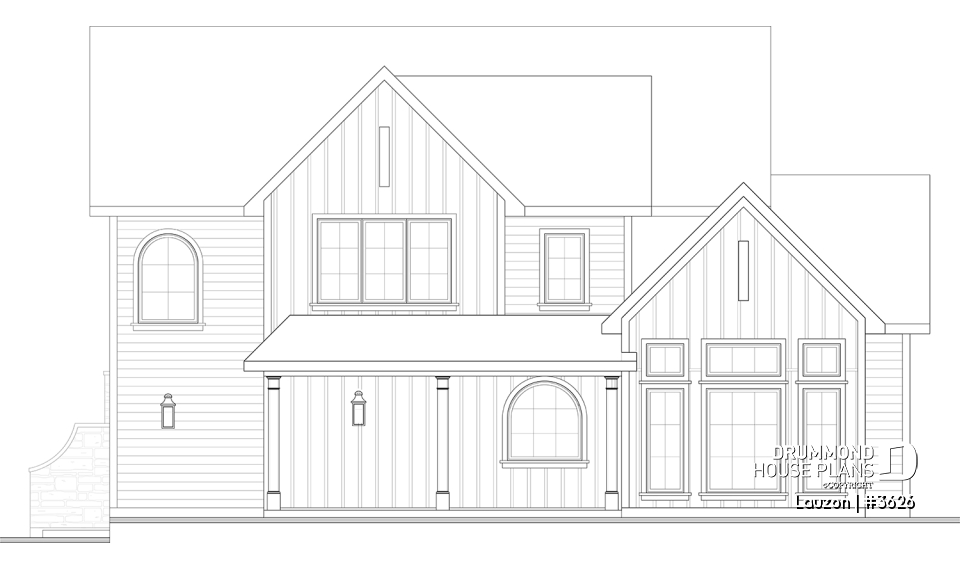 rear elevation - Lauzon